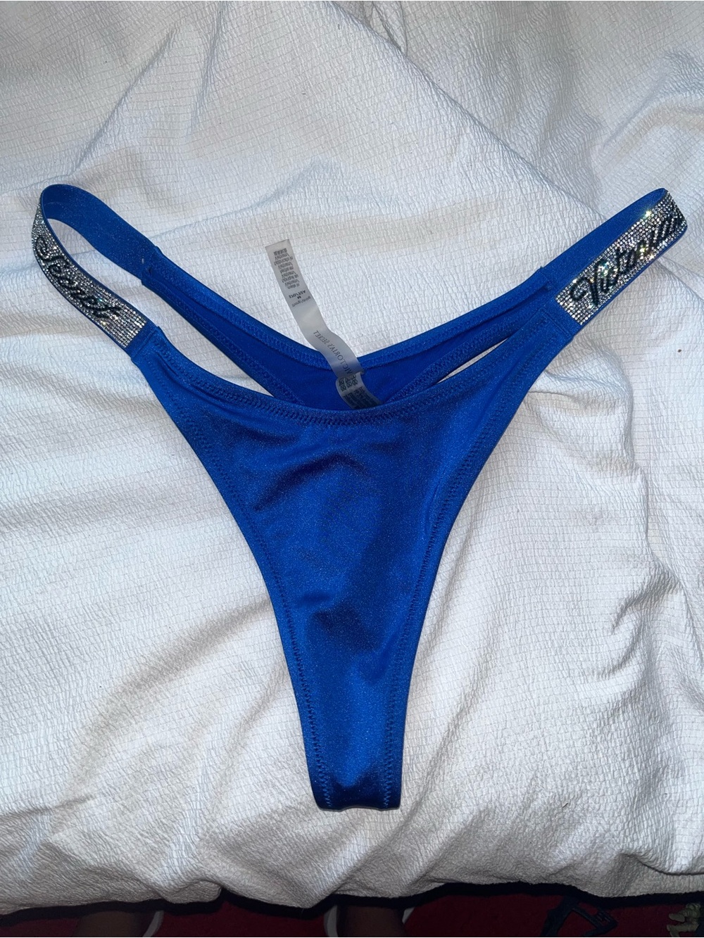 Victoria’s Secret Rhinestone Strap Thong Size Medium